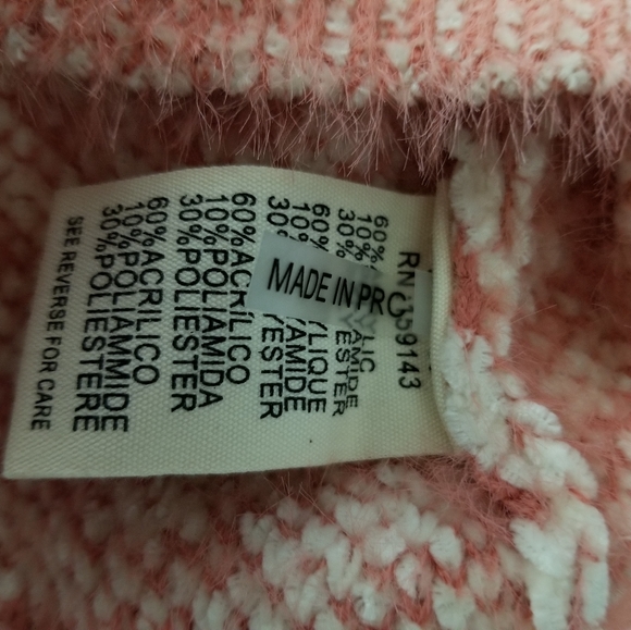 Frnch Chevron rose sweater - Picture 4 of 8